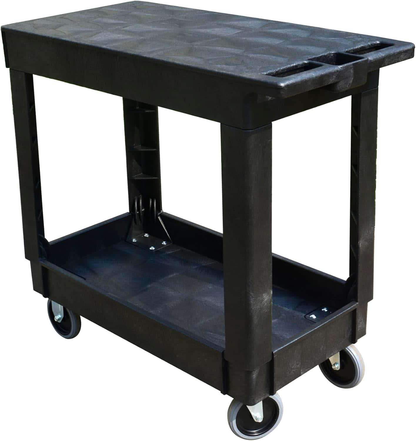 Heavy Duty Utility Cart, Flat Top - 500 lb Load Cap - 34"L x 17-1/2"W x 33"H - Outdoorsiness