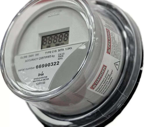 Itron Centron Solid State KWH Electric Meter – Class 100, Form 1S, 120V - Outdoorsiness