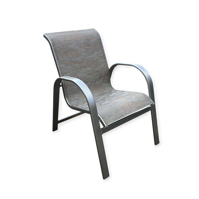 Laguna Comfort Series Commercial Sling Pool Side Arm Chair - Outdoorsiness