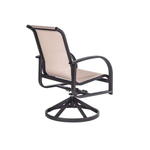 Laguna Comfort Series Commercial Sling Pool Side Swivel Arm Chair – 360° Swivel - Outdoorsiness