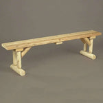 Lakeland Mills Cedar Log Dining Table Bench – Northern White Cedar - Outdoorsiness