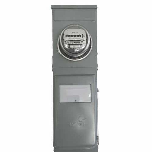 Lighted 50-30-20 Metered GCFI RV Pedestal M075CP6L10 - Direct Bury - Outdoorsiness