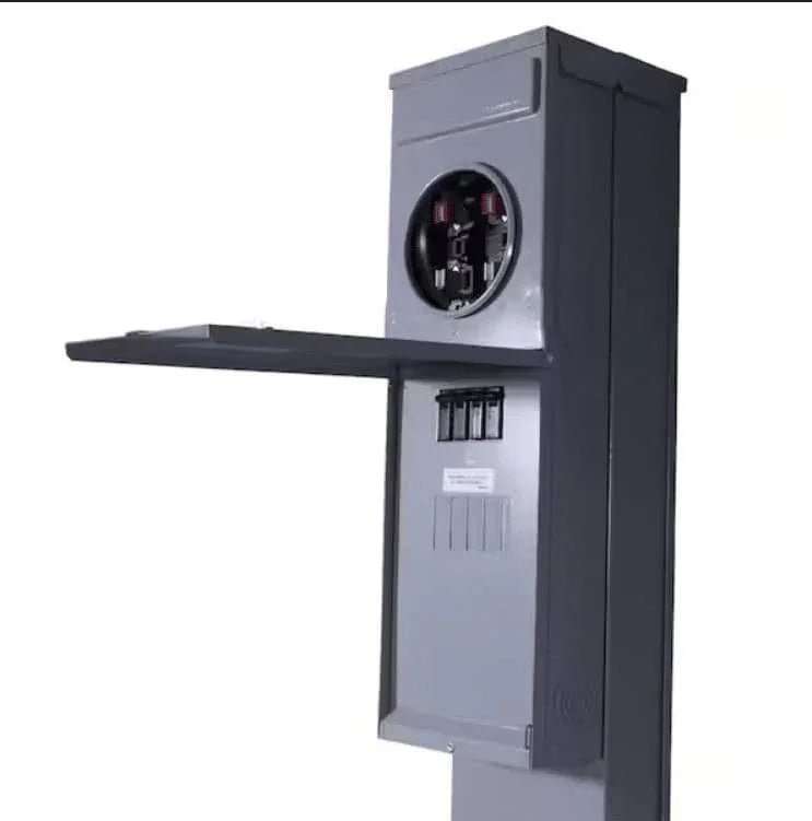 M281C1P6H Midwest 200 Amp Manufactured Home Pedestal - Ring Type - Outdoorsiness
