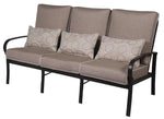 Madison Aluminum Commercial Outdoor Patio Sofa - Outdoorsiness