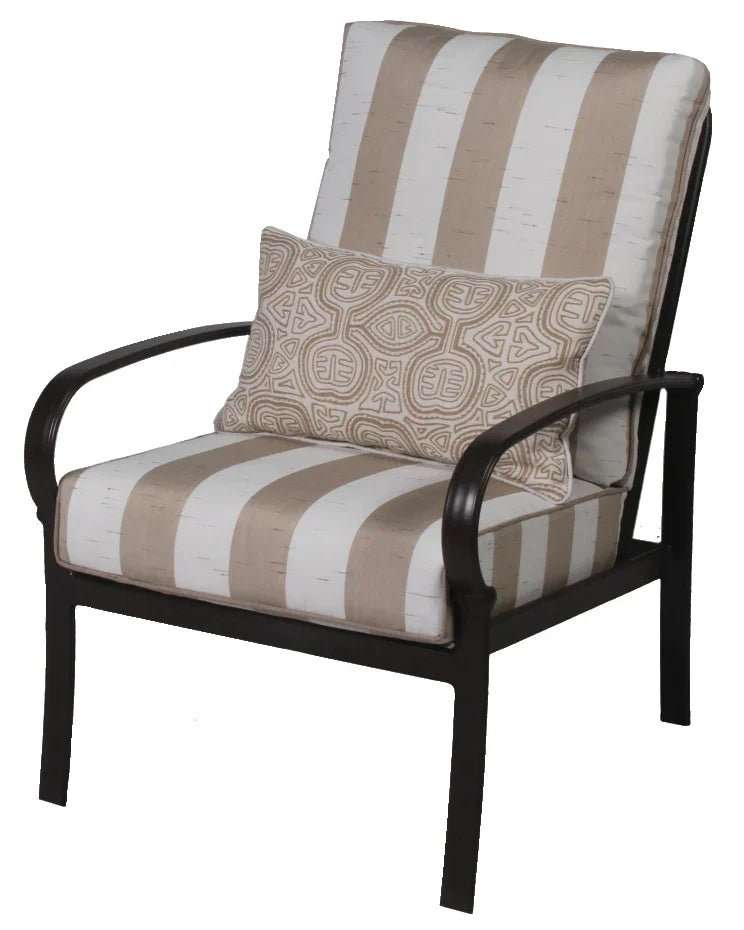 Madison Aluminum Commercial Outdoor Patio Sofa - Outdoorsiness