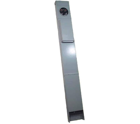 MEG APPROVED 50-30-20 RINGLESS Metered GFCI RV Pedestal - Direct Bury - R175MCP6010FMG - Outdoorsiness