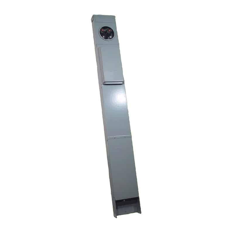 MEG APPROVED 50-30-20 RINGLESS Metered GFCI RV Pedestal - Direct Bury - R175MCP6010FMG - Outdoorsiness