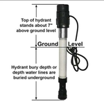 Merrill Any Temp H-3000 DH7502D Deluxe Heated Frost Proof Yard Hydrant – 2 ft Bury, 3/4 in - Outdoorsiness