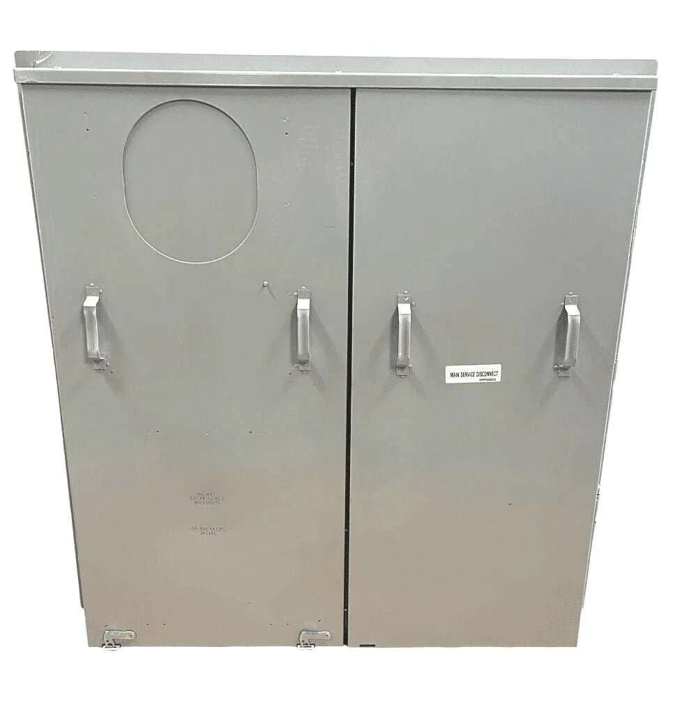 Midwest 400 Amp Ringless All-In-One Load Center House Panel – 8/8 Distribution, 120/240V - Outdoorsiness