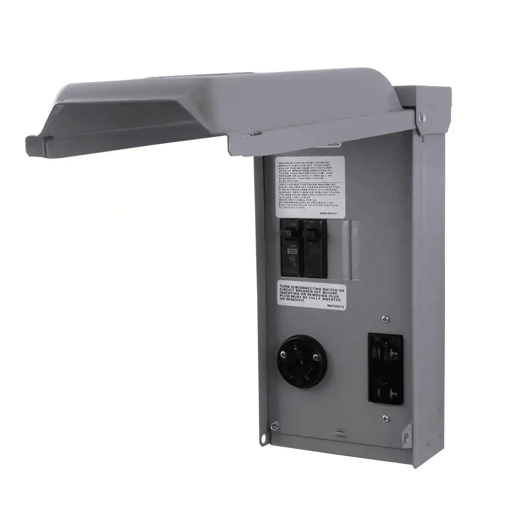 Midwest 30/20 Amp RV Receptacle  W/ 20A GFCI - U041C010 - Heavy Duty