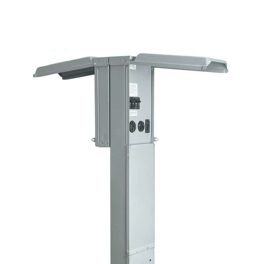 Midwest U075CB6010 100A Back-To-Back RV Pedestal 50/30/20-GFCI - Outdoorsiness