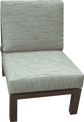 Millennium Cushion Armless Lounge Sectional Couch - Deep Seating - Outdoorsiness