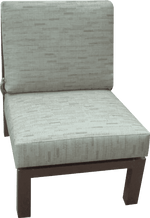 Millennium Cushion Armless Lounge Sectional Couch - Deep Seating - Outdoorsiness
