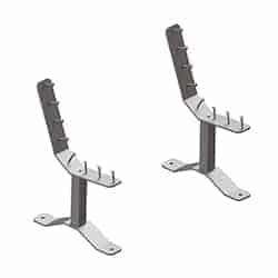 Multi Pedestal Wooden Park Bench - Frame Kit - Outdoorsiness