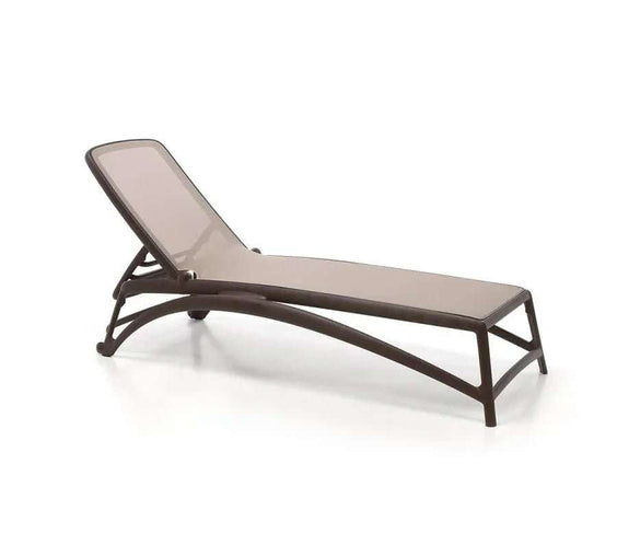 Nardi Atlantico Adjustable Commercial Resin Pool Sun Lounger - Outdoorsiness