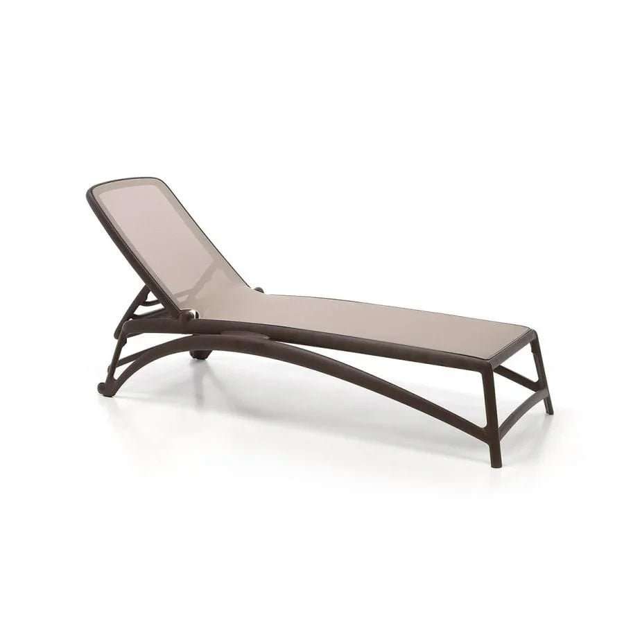 Nardi Atlantico Adjustable Commercial Resin Pool Sun Lounger - Outdoorsiness