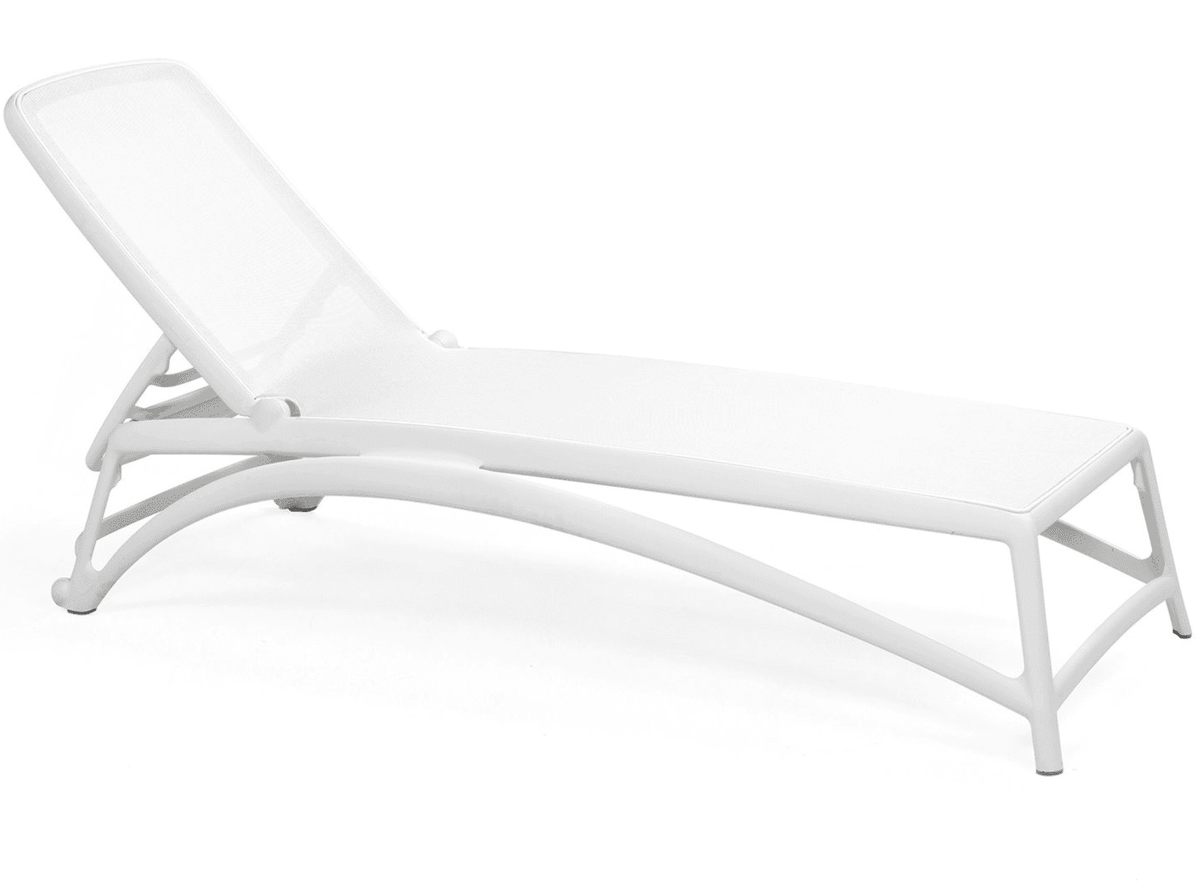 Nardi Atlantico Adjustable Commercial Resin Pool Sun Lounger - Outdoorsiness