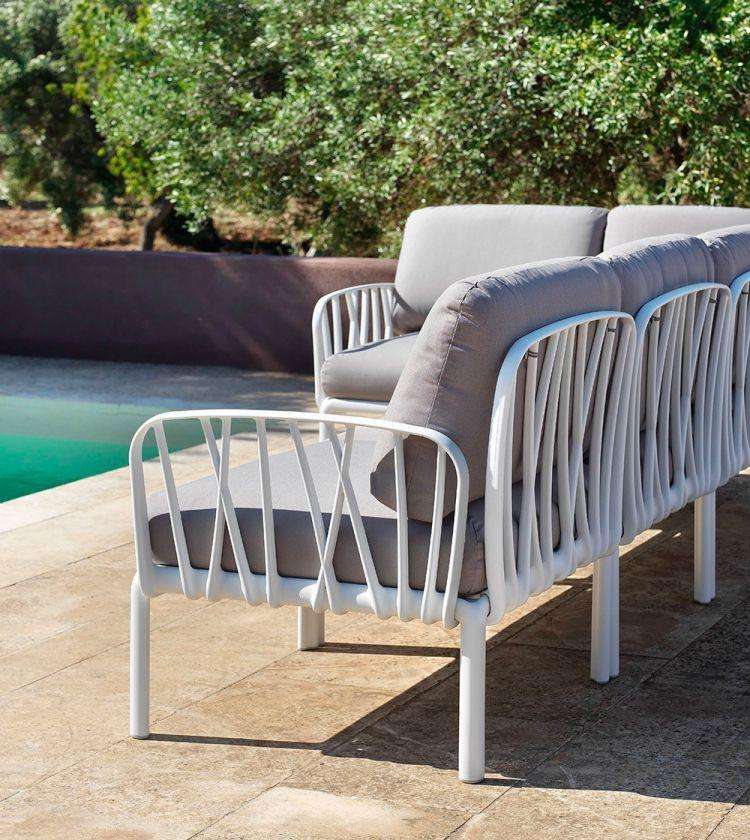 Nardi Komodo 5 Commercial Outdoor Sectional Sofa - Outdoorsiness