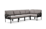 Nardi Komodo 5 Commercial Outdoor Sectional Sofa - Outdoorsiness