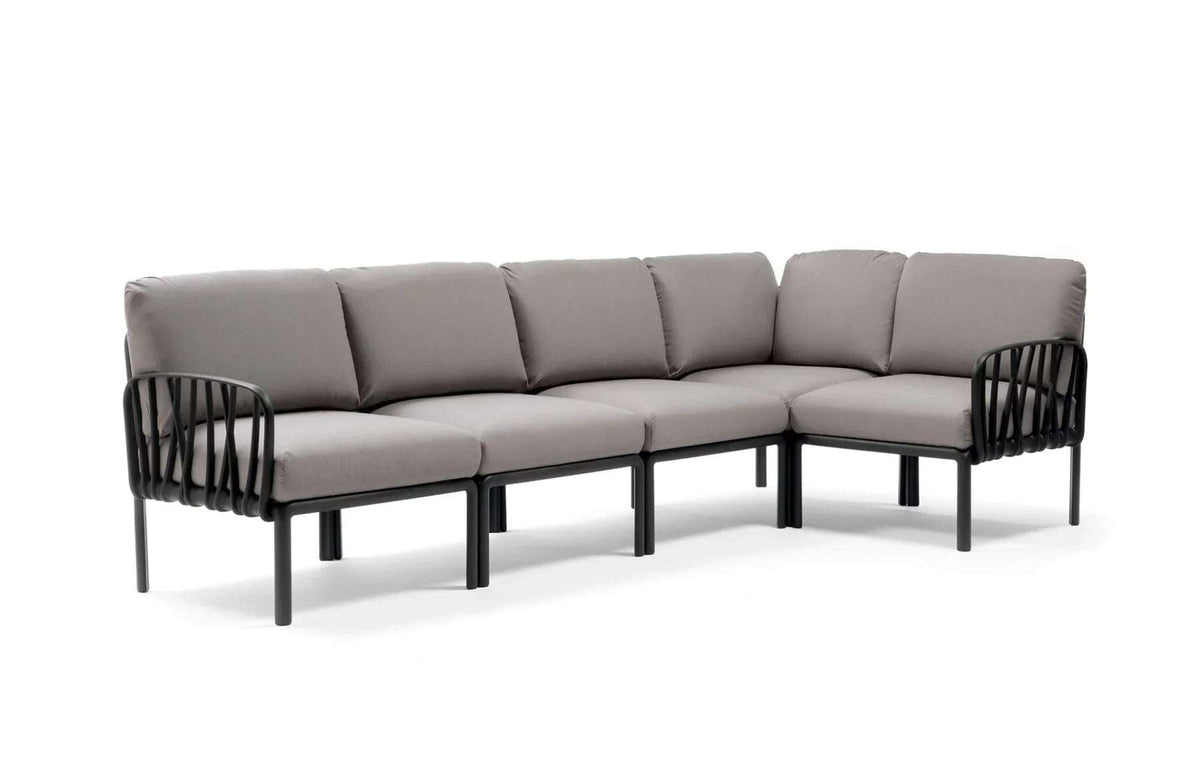 Nardi Komodo 5 Commercial Outdoor Sectional Sofa - Outdoorsiness