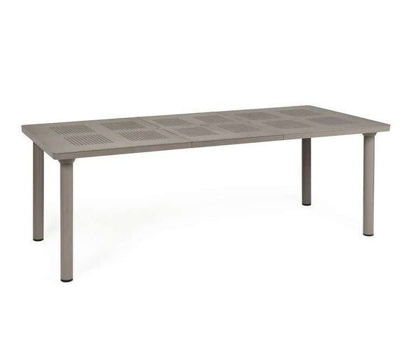 Nardi Libeccio Resin Rectangle Outdoor Patio Dining Table 86 inch - Outdoorsiness