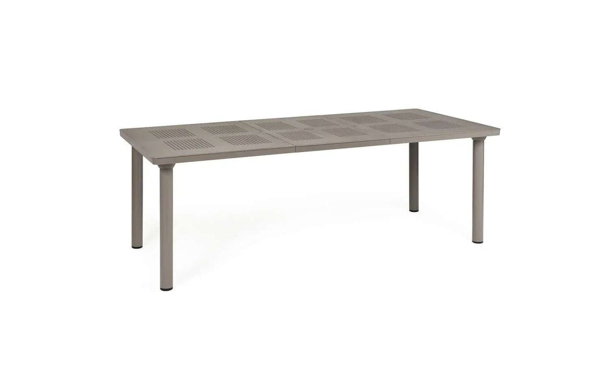 Nardi Libeccio Resin Rectangle Outdoor Patio Dining Table 86 inch - Outdoorsiness