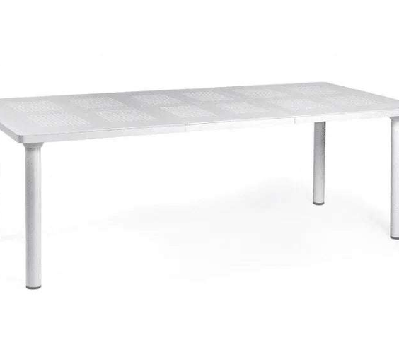 Nardi Libeccio Resin Rectangle Outdoor Patio Dining Table 86 inch - Outdoorsiness
