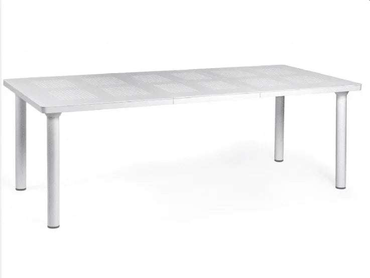 Nardi Libeccio Resin Rectangle Outdoor Patio Dining Table 86 inch - Outdoorsiness
