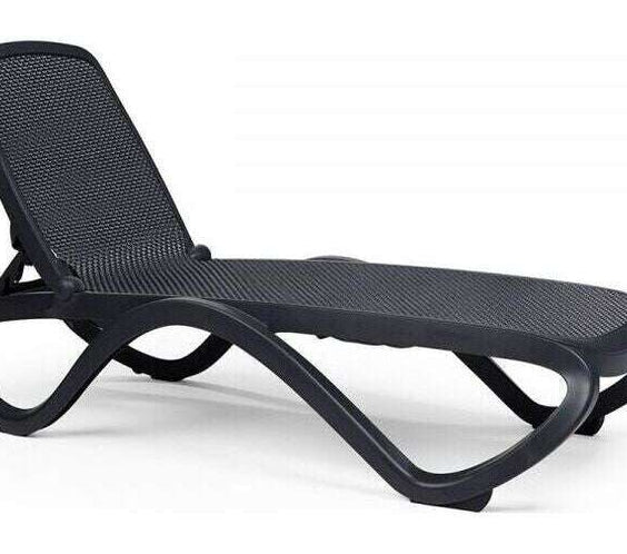 Nardi Omega Adjustable Commercial Sling Pool Chaise Lounge - Outdoorsiness