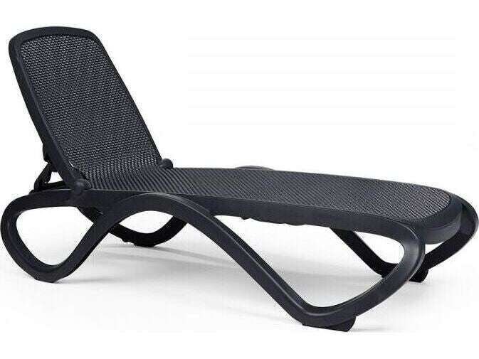 Nardi Omega Adjustable Commercial Sling Pool Chaise Lounge - Outdoorsiness