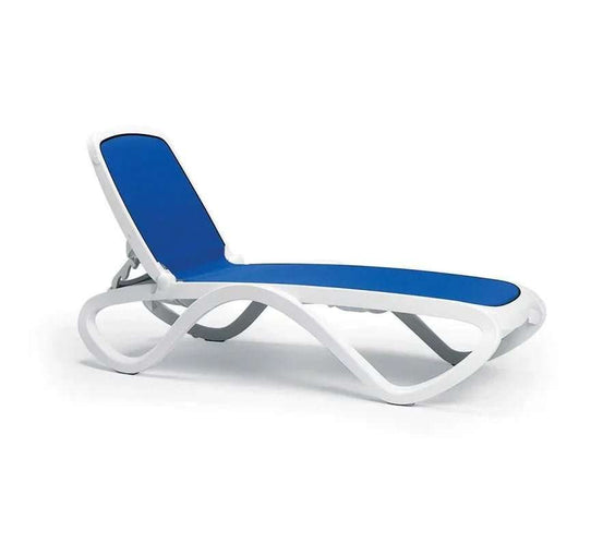 Nardi Omega Adjustable Commercial Sling Pool Chaise Lounge - Outdoorsiness