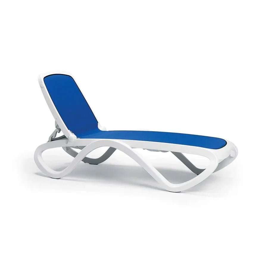Nardi Omega Adjustable Commercial Sling Pool Chaise Lounge - Outdoorsiness