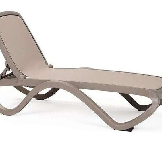 Nardi Omega Adjustable Commercial Sling Pool Chaise Lounge - Outdoorsiness