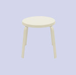 Oasis 18in Round Fiberglass Pool Side Table – Flat Aluminum Tubing Frame - Outdoorsiness