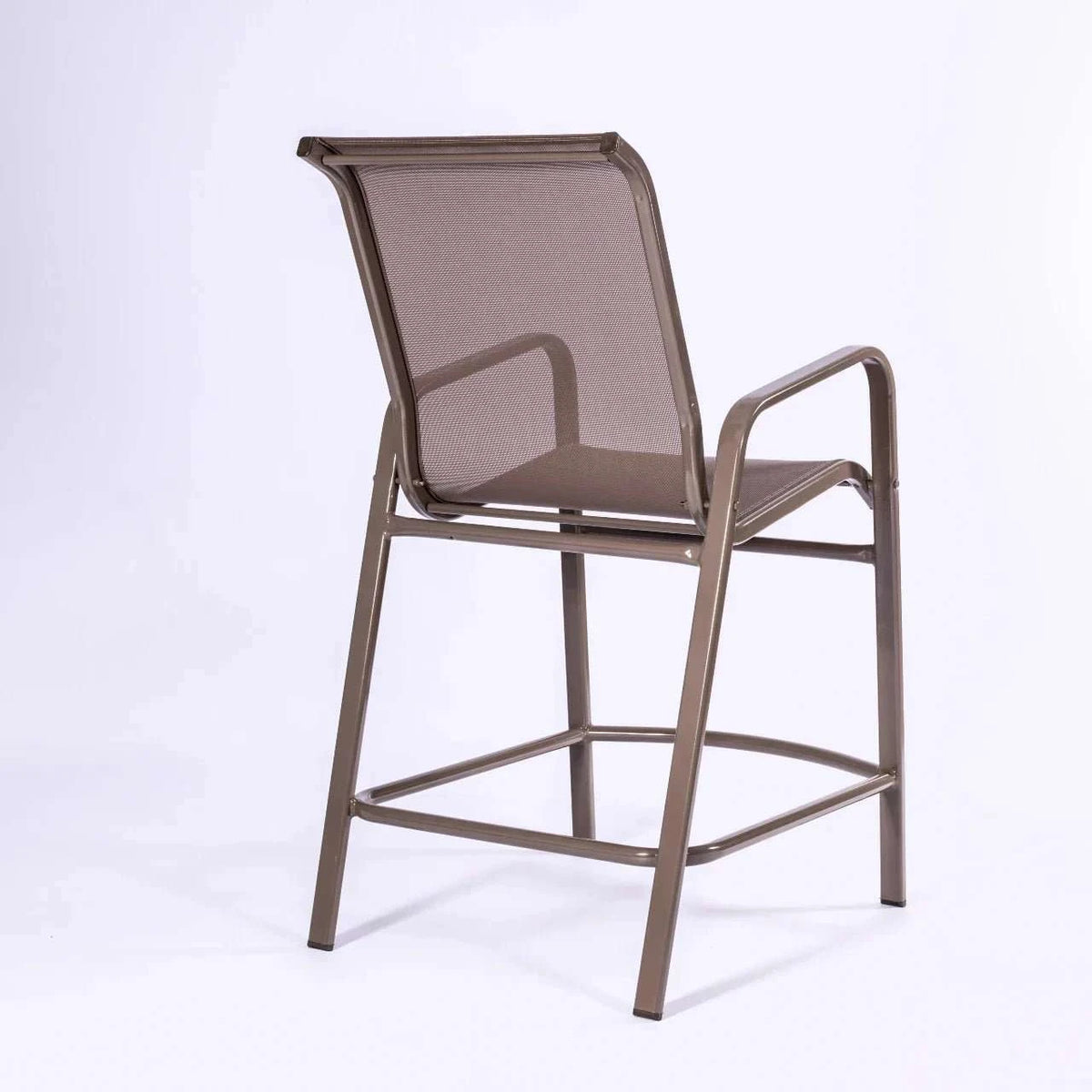 Oasis Commercial Sling Balcony Height Chair – Powder-Coated Aluminum, All-Weather Sling - Outdoorsiness