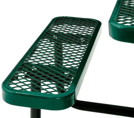 Outdoorsiness Quick Ship 46in Square ADA Compliant Picnic Table – Wheelchair Accessible, Thermoplastic, UL Certified - Outdoorsiness