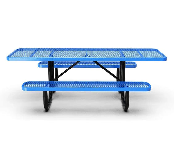 Outdoorsiness Quick Ship 8ft ADA Compliant Rectangular Picnic Table – Wheelchair Accessible, Thermoplastic, UL Certified - Outdoorsiness