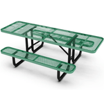 Outdoorsiness Quick Ship 8ft ADA Compliant Rectangular Picnic Table – Wheelchair Accessible, Thermoplastic, UL Certified - Outdoorsiness
