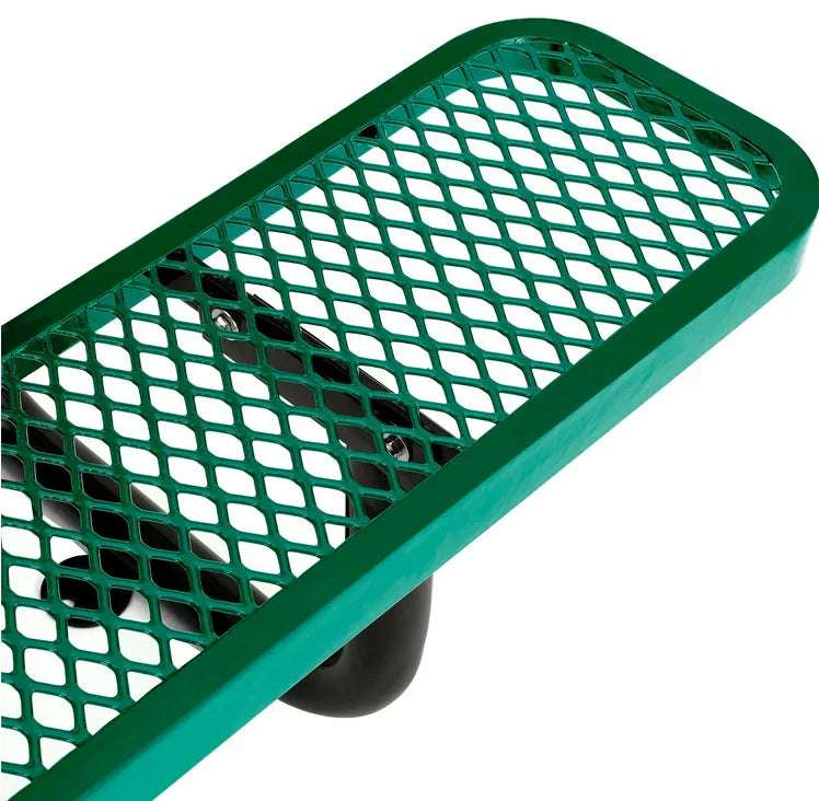 Outdoorsiness Quick Ship Commercial 10ft Rectangular Picnic Table – Thermoplastic Expanded Metal, UL Certified - Outdoorsiness