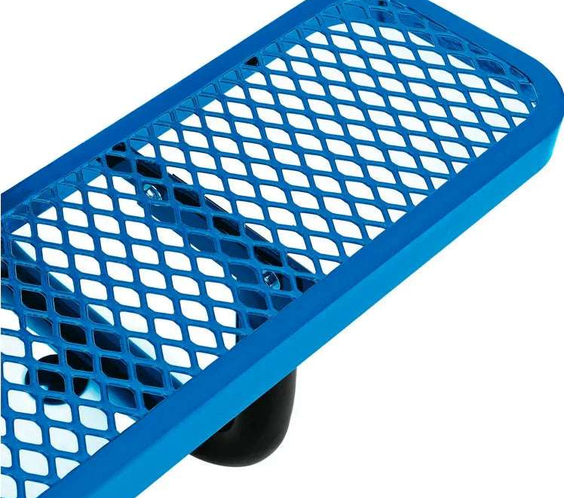 Outdoorsiness Quick Ship Commercial 10ft Rectangular Picnic Table – Thermoplastic Expanded Metal, UL Certified - Outdoorsiness