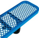 Outdoorsiness Quick Ship Commercial 10ft Rectangular Picnic Table – Thermoplastic Expanded Metal, UL Certified - Outdoorsiness
