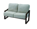 Pinnacle Deep Seating Cushioned Aluminum Commercial Patio Loveseat - Outdoorsiness