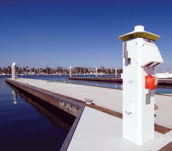 Lighthouse SS Power Pedestal installed