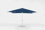 Frankford Nova Giant Center Aluminum Matte Silver 13 Foot Wide SQUARE Telescoping Crank Umbrella