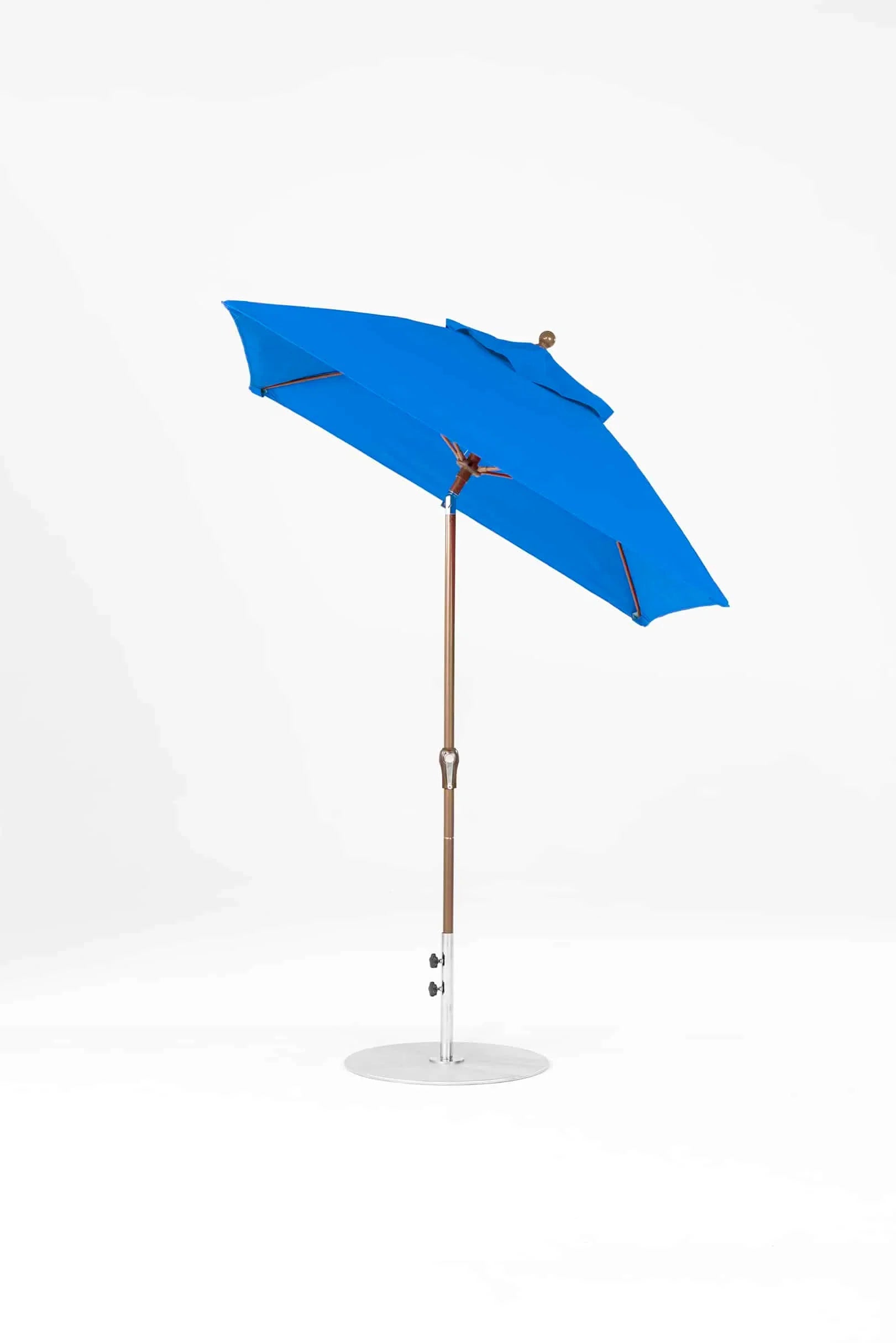 Frankford Monterey 7.5 ft Market Umbrella Fiberglass - Crank Auto Tilt - Square
