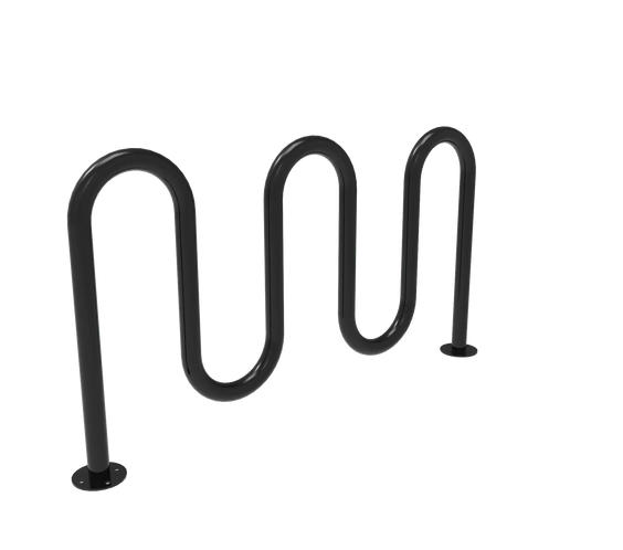 3 Rolling Wave Bike Rack