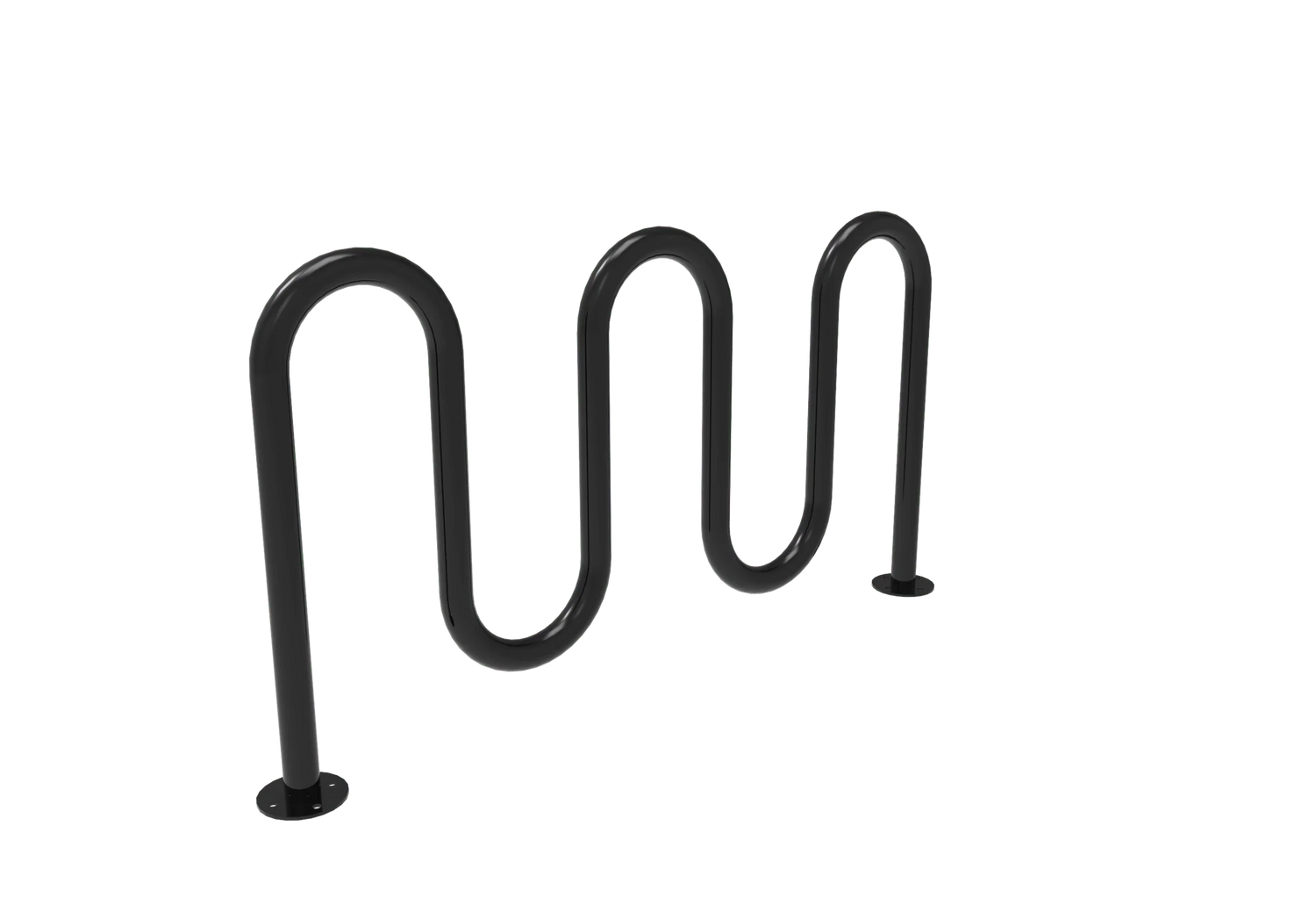 3 Rolling Wave Bike Rack