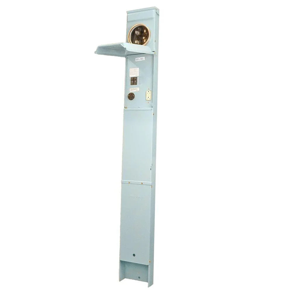 30-20 Metered GFCI RV Pedestal M041CP6010 - Direct Bury