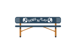 6' Dog Park Bench