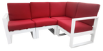 Hurricane Cushion Sectional Couch - Deep Seating